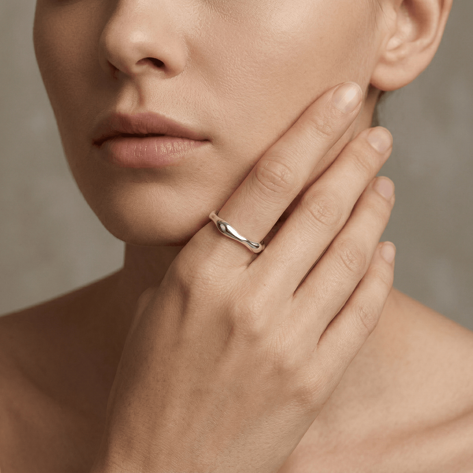 irregular wrinkle ring set – s925 silver adjustable minimalist rings irregular wrinkle ring set – s925 silver adjustable minimalist rings