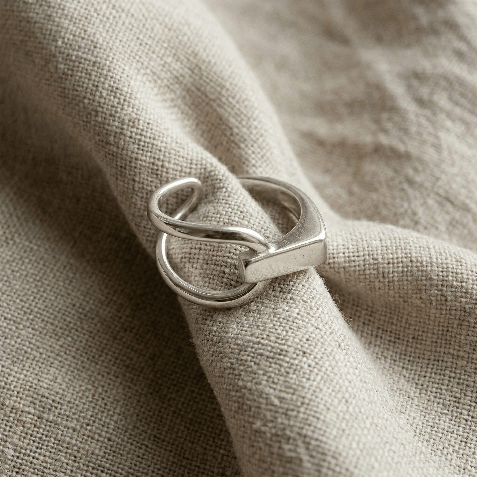 minimalist open ring in 925 sterling silver minimalist open ring in 925 sterling silver